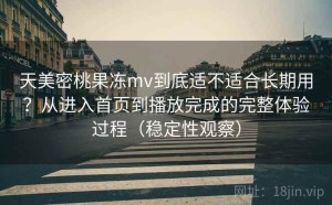 天美密桃果冻mv到底适不适合长期用？从进入首页到播放完成的完整体验过程（稳定性观察）