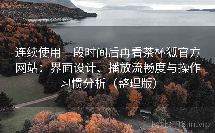连续使用一段时间后再看茶杯狐官方网站：界面设计、播放流畅度与操作习惯分析（整理版）